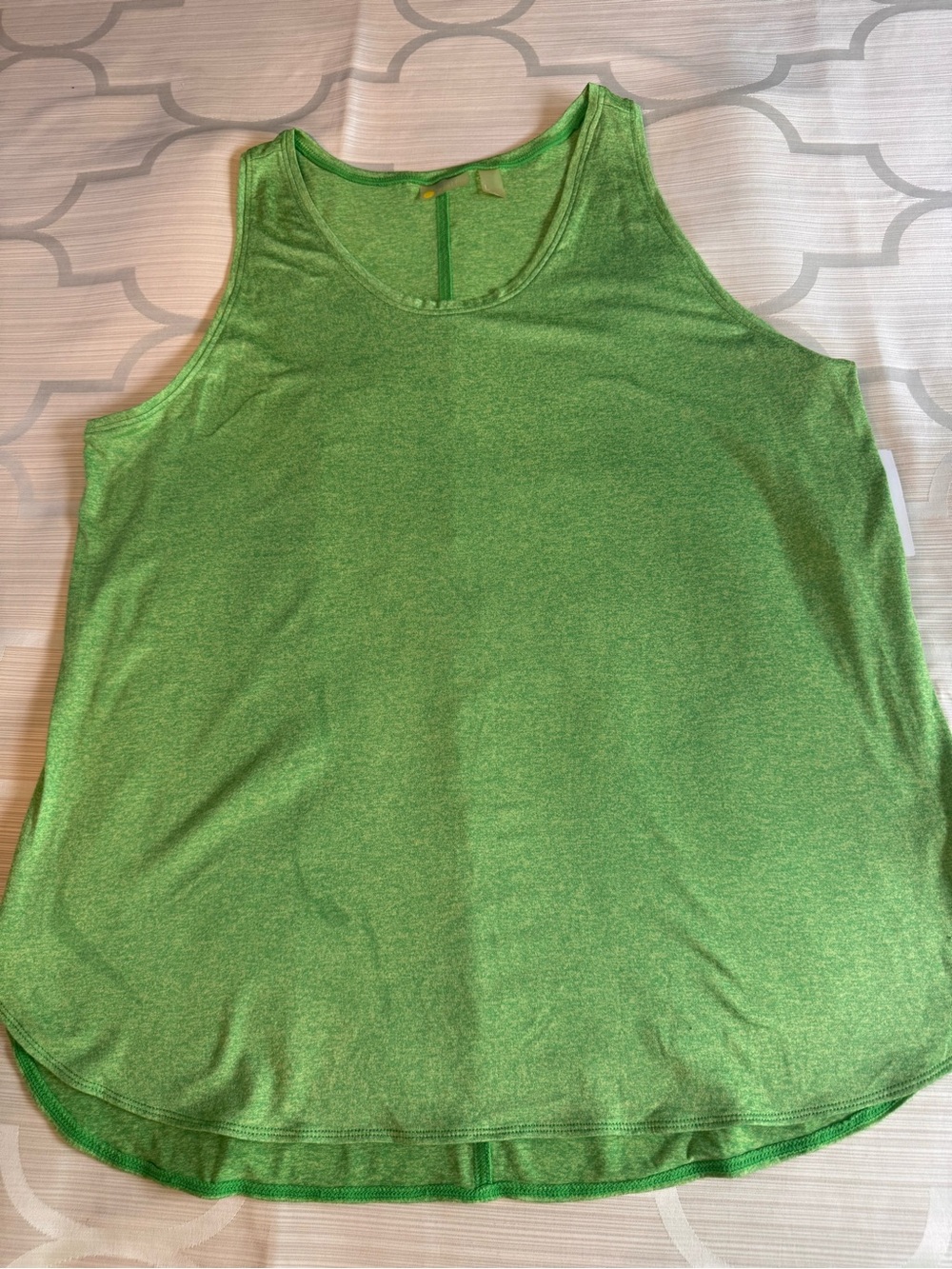 Zella Green Scoop Neck Athletic Tank